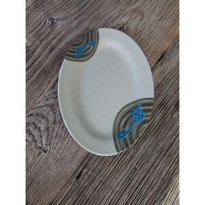 Tai Hong Wei Ware No 1609 9" X 6.5" Oval Sushi Appetizer Plate